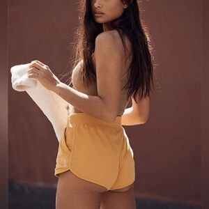 Free People Get Set Army Green Shorts L